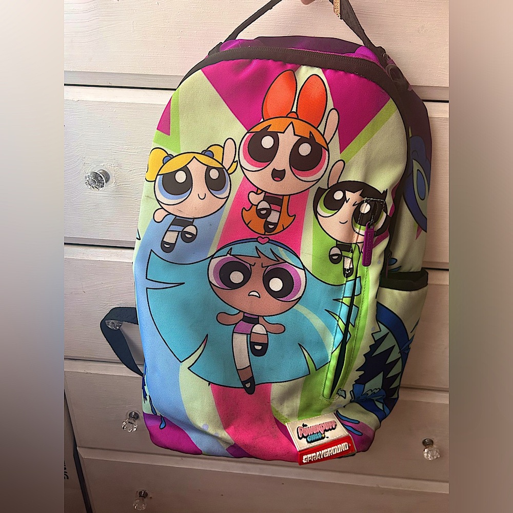 Power Puff Girls Spray Ground Backpack Limited Edition